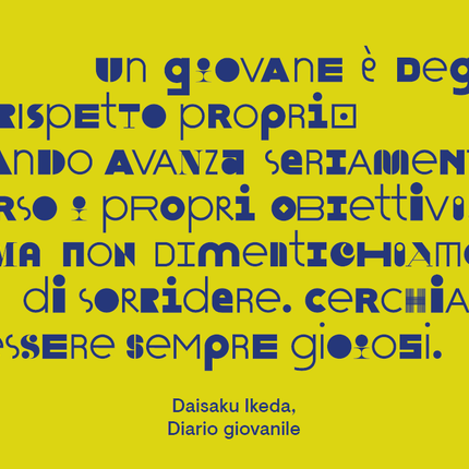 Set 5 cartoline con frasi Daisaku Ikeda