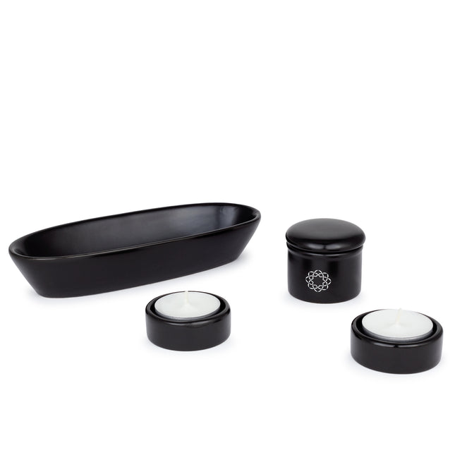 Accessory set for ceramic offering