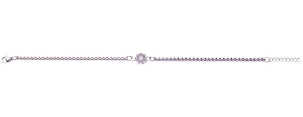 Bracciale con logo Soka Gakkai in acciaio Uomo 19 cm.