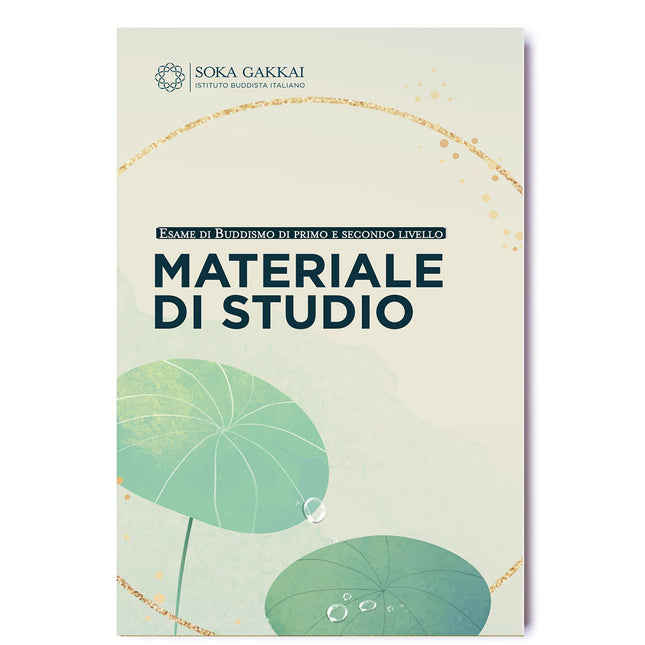 Materiale di studio per l'esami di Buddismo di primo e secondo livello