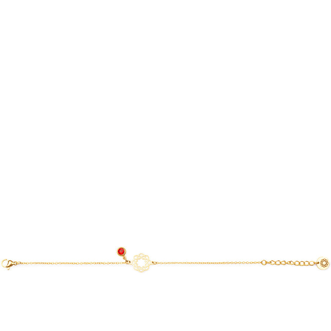 Bracciale SGI in oro pvd (16 cm.)